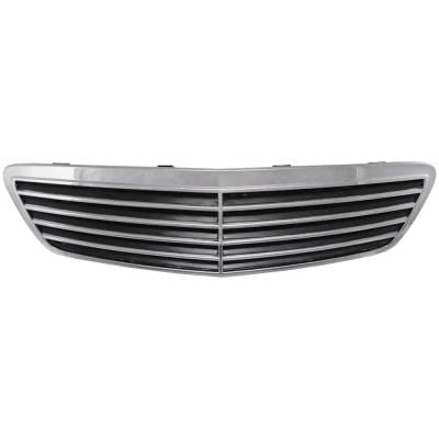 New Chrome Shell Grille Assembly Compatible With Mercedes Benz S600 Base 12 Cyl 5.8L S500 Guard 8 thumbnail 2