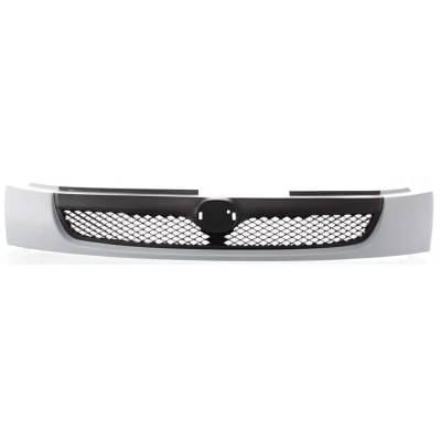 New Gray Shell Grille Assembly Compatible With Mazda Protege Es 4 Cyl 1.8L Protege Lx 4 Cyl 1.5L thumbnail 2