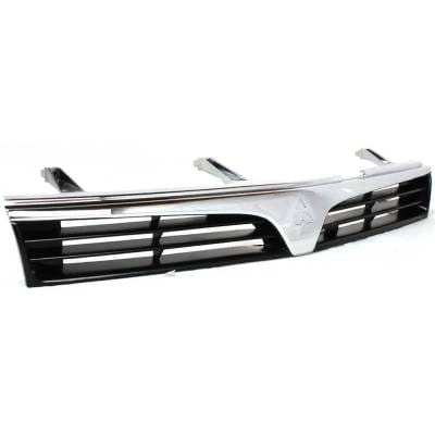 New Chrome Shell Grille Assembly Compatible With Mitsubishi Mirage Es 4 Cyl 1.8L Mirage De 4 Cyl thumbnail 6