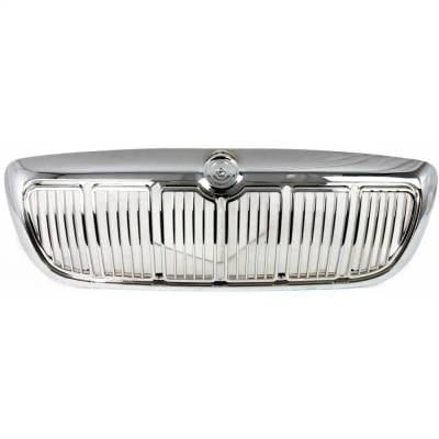 New Chrome Grille Assembly Compatible With Mercury Grand Marquis Ls 8 Cyl 4.6L Grand Marquis Gs 8 thumbnail 2