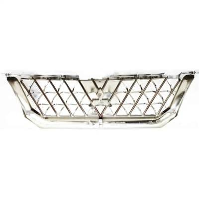 New Chrome Shell Grille Assembly Compatible With Mitsubishi Montero Sport Limited 6 Cyl 3.5L Montero thumbnail 8
