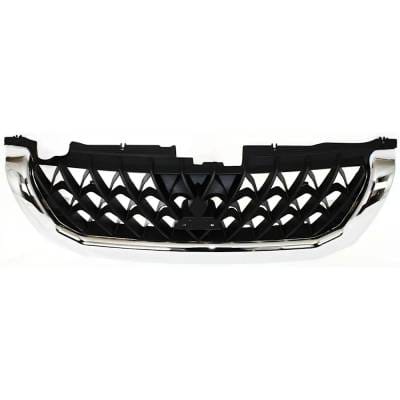 New Chrome Shell Grille Assembly Compatible With Mitsubishi Montero Sport Limited 6 Cyl 3.5L Montero thumbnail 10