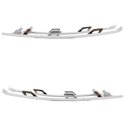 New Pair Of Headlight Bezel Compatible With Ford Expedition King Ranch 6 Cyl 3.5L Expedition Max thumbnail 8