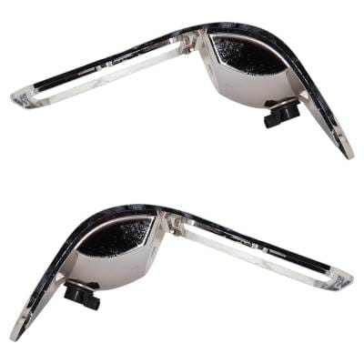 Chrome Headlight Bezel Pair With Parking Lights Compatible With 2000-2015 Ford F-650 F-750 Medium thumbnail 12