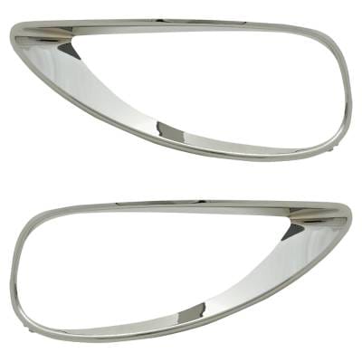 New Front Left And Front Right Headlight Bezel Compatible With Freightliner Columbia 120 6 Cyl 8.9L thumbnail 2