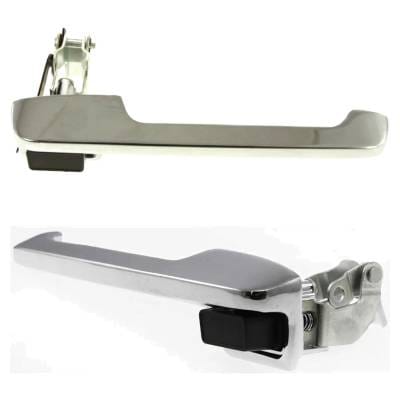 Front Driver And Passenger Side Exterior Door Handle Compatible With 1982-1996 Ford F-250 Ford F-350 thumbnail 4