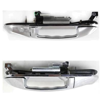 Front Left And Right Exterior Door Handle Compatible With 2002-2010 Mercury Mountaineer Ford thumbnail 12