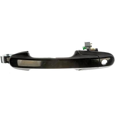 Front Left (Driver Side) Exterior Door Handle Compatible With 2003-2007 Honda Accord Smooth Black thumbnail 2