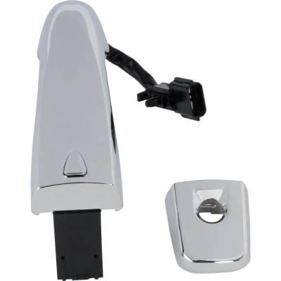Front Driver Side Exterior Door Handle Compatible With 2015-2023 Nissan Rogue Nissan Murano Chrome thumbnail 4