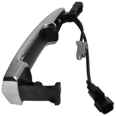 Front Or Rear Driver Side Exterior Door Handle Compatible With 2011-2017 Nissan Leaf Chrome Without thumbnail 10