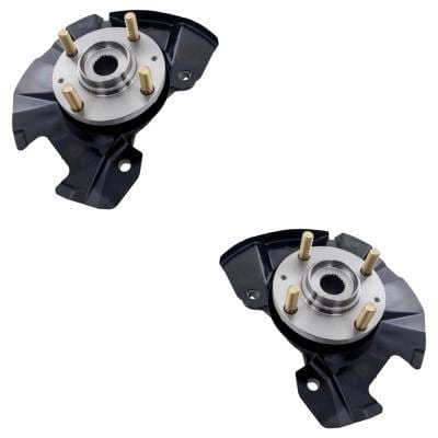 New Front Left And Front Right Knuckle Compatible With Hyundai Accent Gsi 4 Cyl 1.6L Accent L 4 Cyl thumbnail 6