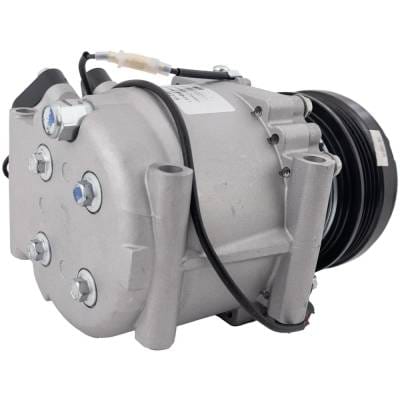 New 4-Groove Pulley A/C Compressor Compatible With Honda Civic Del Sol S 4 Cyl 1.6L Cr-V Lx 4 Cyl thumbnail 6