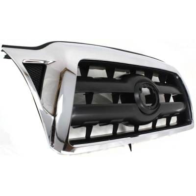 New Chrome Shell Grille Assembly Compatible With Toyota Tacoma X-Runner 6 Cyl 4.0L Tacoma Base 6 Cyl thumbnail 6