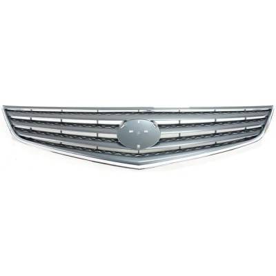 New Chrome Shell Grille Assembly Compatible With Toyota Solara Sle 6 Cyl 3.0L Solara Se 4 Cyl 2.4L thumbnail 2