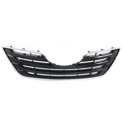 New Chrome Shell Grille Assembly Compatible With Toyota Camry Xle 6 Cyl 3.5L Camry Xle 4 Cyl 2.4L thumbnail 2