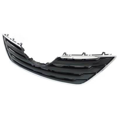 New Chrome Shell Grille Assembly Compatible With Toyota Camry Xle 6 Cyl 3.5L Camry Xle 4 Cyl 2.4L thumbnail 4