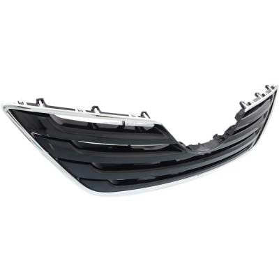 New Chrome Shell Grille Assembly Compatible With Toyota Camry Xle 4 Cyl 2.4L Camry Xle 6 Cyl 3.5L thumbnail 6