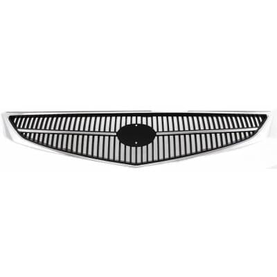 New Chrome Shell Grille Assembly Compatible With Toyota Solara Se 6 Cyl 3.0L Solara Sle 6 Cyl 3.0L thumbnail 2