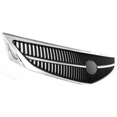 New Chrome Shell Grille Assembly Compatible With Toyota Solara Se 6 Cyl 3.0L Solara Sle 6 Cyl 3.0L thumbnail 6