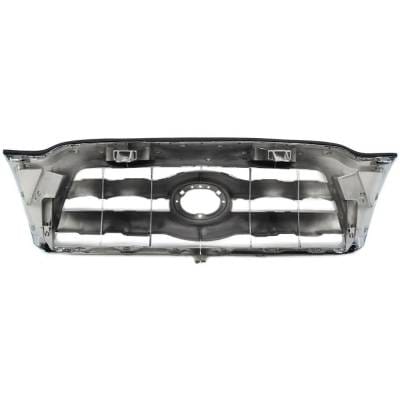New Chrome Grille Assembly Compatible With Toyota Tacoma Base 6 Cyl 4.0L Tacoma Pre Runner 4 Cyl thumbnail 10