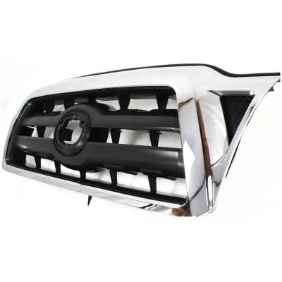 New Chrome Shell Grille Assembly Compatible With Toyota Tacoma Base 4 Cyl 2.7L Tacoma X-Runner 6 Cyl thumbnail 4