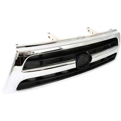 New Chrome Shell Grille Assembly Compatible With Toyota 4Runner Sr5 6 Cyl 3.4L 4Runner Base 4 Cyl thumbnail 6