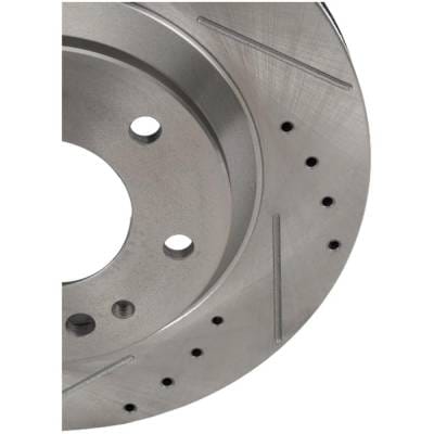 New Cross-Drilled Brake Disc Compatible With Buick Chevrolet Gmc Envoy Slt 6 Cyl 4.2L Trailblazer thumbnail 8