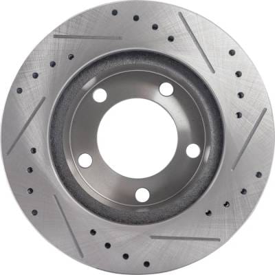 New Cross-Drilled And Slotted Brake Disc Compatible With Ford Bronco Xl 8 Cyl 5.0L Bronco Xlt Sport thumbnail 8