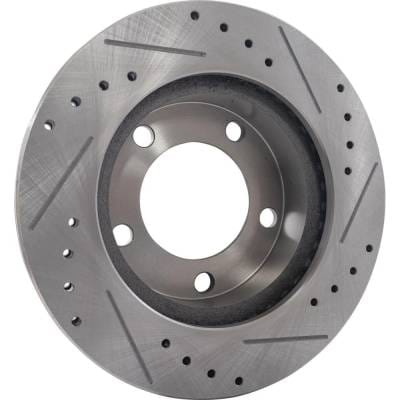 New Cross-Drilled And Slotted Brake Disc Compatible With Ford Bronco Xl 8 Cyl 5.0L Bronco Xlt Sport thumbnail 10