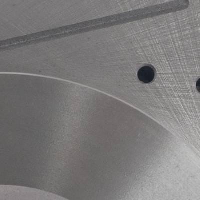 New Cross-Drilled And Slotted Brake Disc Compatible With Ford Bronco Xl 8 Cyl 5.0L F-150 Eddie Bauer thumbnail 14