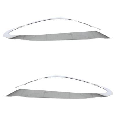 New Pair Of Headlight Bezel Compatible With Mini Cooper Countryman S All4 4 Cyl 2.0L Cooper thumbnail 12