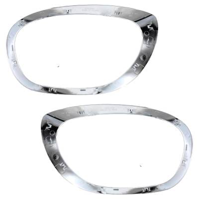 New Pair Of Headlight Bezel Compatible With Mini Cooper Countryman S 4 Cyl 2.0L Cooper Countryman S thumbnail 10