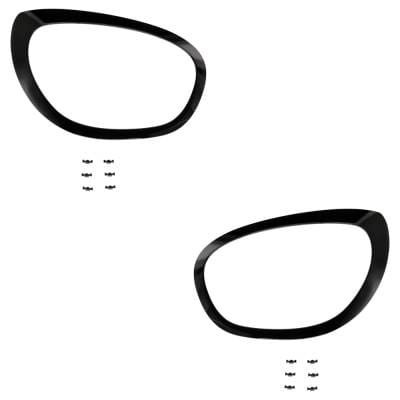 New Pair Of Headlight Bezel Compatible With Mini Cooper Countryman John Cooper Works All4 4 Cyl 2.0L thumbnail 2