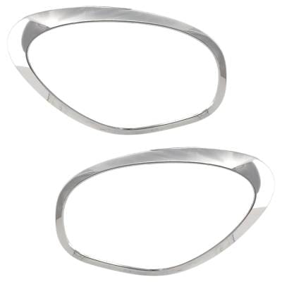 New Pair Of Headlight Bezel Compatible With Mini Cooper Paceman John Cooper Works All4 Cooper thumbnail 2