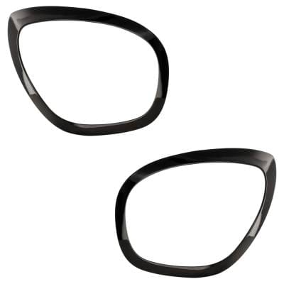 New Pair Of Headlight Bezel Compatible With Mini Cooper Countryman S All4 4 Cyl 2.0L Cooper thumbnail 6
