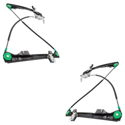 New Front Left And Front Right Window Regulator Compatible With Jaguar X-Type Base X-Type Vanden thumbnail 3