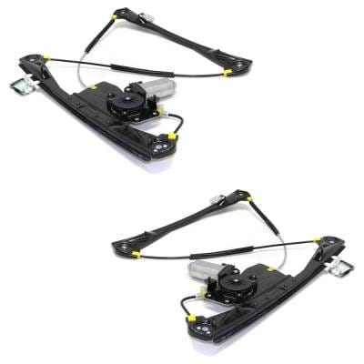 Front Left And Front Right Window Regulator Compatible With Jaguar S-Type Base 8 Cyl 4.0L S-Type thumbnail 6