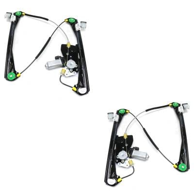 Front Left And Front Right Window Regulator Compatible With Jaguar S-Type Base 6 Cyl 3.0L S-Type thumbnail 2