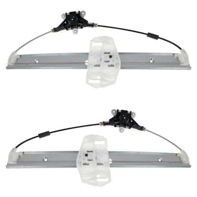 New Front Left And Front Right Window Regulator Compatible With Jeep Wrangler Unlimited Sahara 6 Cyl thumbnail 2