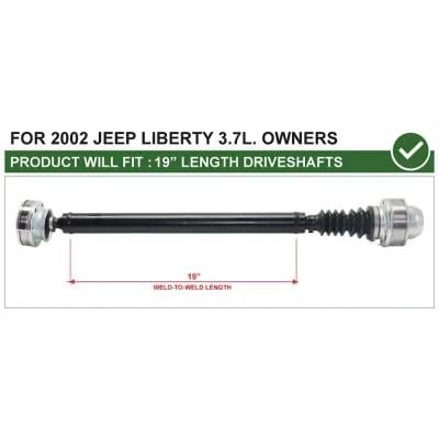 Front Driveshaft Compatible With 2002-2007 Jeep Liberty 3.7L Manual 4Wd New OEM Repj545502 Direct thumbnail 4