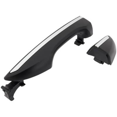 Front Driver Side Exterior Door Handle Compatible With 2014-2019 Toyota Corolla Chrome Lever With thumbnail 6