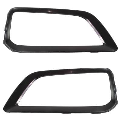 New Pair Of Headlight Bezel Compatible With Hyundai Kona Sel 4 Cyl 2.0L Kona Iron Man Edition 4 Cyl thumbnail 2