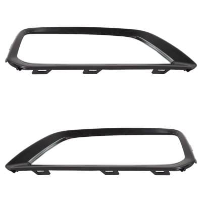 New Pair Of Headlight Bezel Compatible With Hyundai Kona Sel 4 Cyl 2.0L Kona Iron Man Edition 4 Cyl thumbnail 8