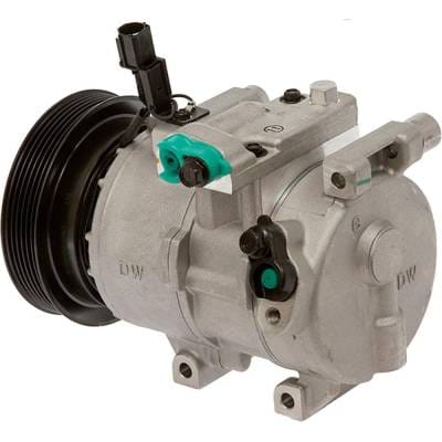 New 6-Groove Pulley A/C Compressor Compatible With Hyundai Accent Gs 4 Cyl 1.6L Accent Se 4 Cyl 1.6L thumbnail 4