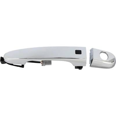 Front Driver Side Exterior Door Handle Compatible With 2011-2015 Kia Sorento Chrome With Key Hole thumbnail 2