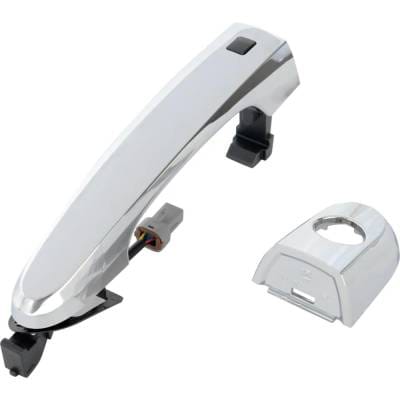 Front Driver Side Exterior Door Handle Compatible With 2011-2015 Kia Sorento Chrome With Key Hole thumbnail 6
