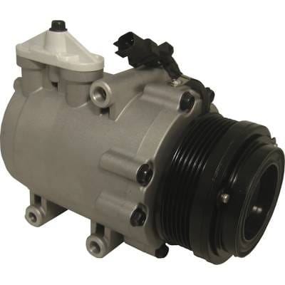 New 6-Groove Pulley A/C Compressor Compatible With Ford Crown Victoria Lwb 8 Cyl 4.6L E-350 Super thumbnail 2
