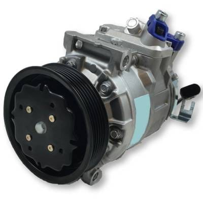 New 6-Groove Pulley A/C Compressor Compatible With Audi Volkswagen A3 Quattro Base 6 Cyl 3.2L Tt thumbnail 4