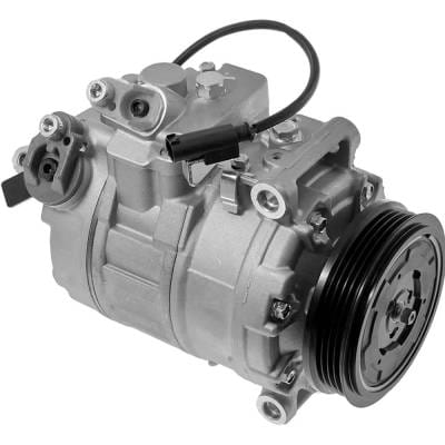 New 4-Groove Pulley A/C Compressor Compatible With Bmw 550I Base 8 Cyl 4.8L 530I Base 6 Cyl 3.0L thumbnail 2
