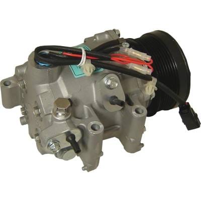 New 7-Groove Pulley A/C Compressor Compatible With Honda Civic Dx 4 Cyl 1.8L Civic Ex 4 Cyl 1.8L thumbnail 2